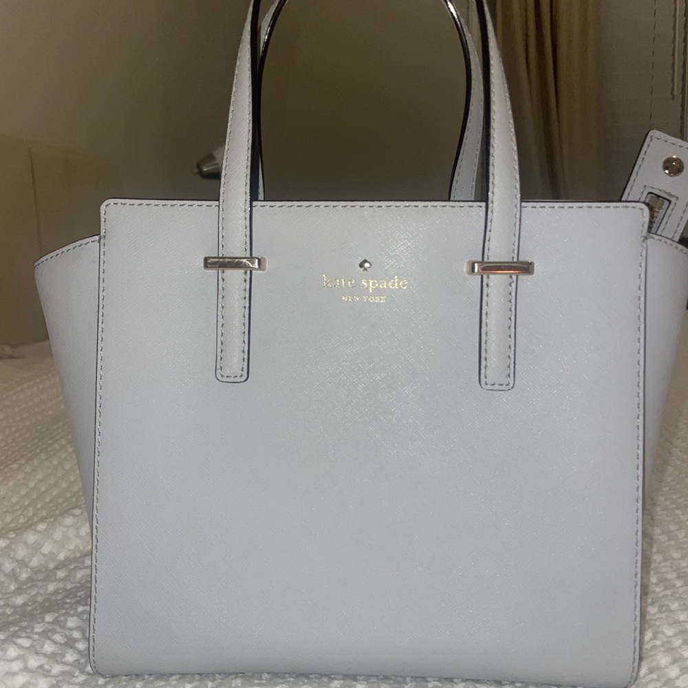 Kate Spade Soft Gray Satchel